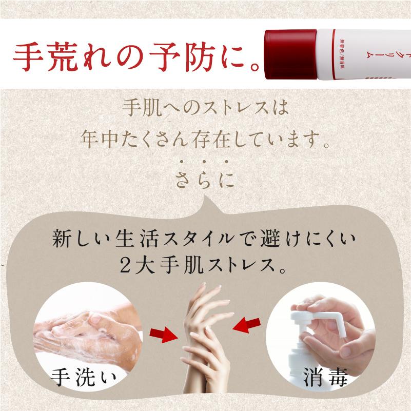 ハンドクリーム 40g べたつかない さらさら 日本食 プレゼント ギフト 誕生日 無香料 手荒れ 薬局 手 乾燥 保湿 低刺激 人気 ランキング 女性 男性｜tenman-hompo｜14