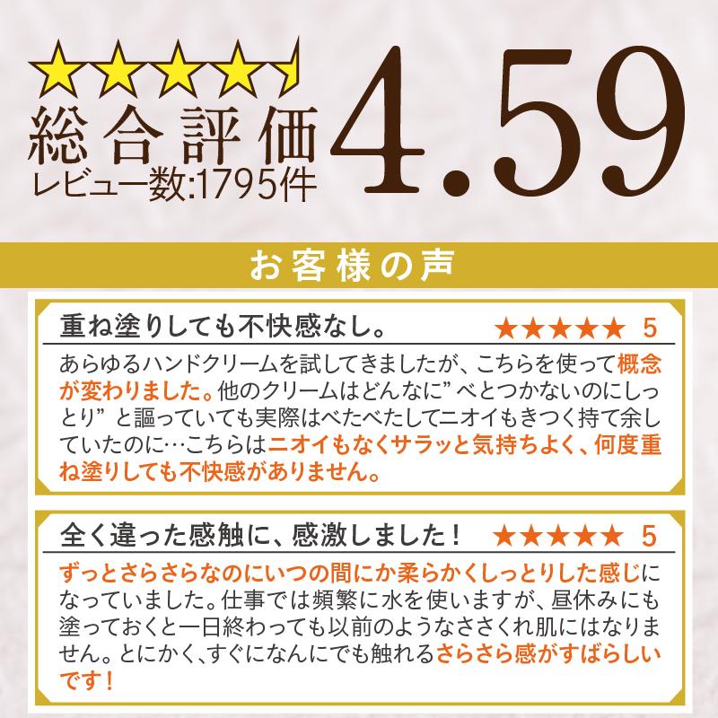 ハンドクリーム 40g べたつかない さらさら 日本食 プレゼント ギフト 誕生日 無香料 手荒れ 薬局 手 乾燥 保湿 低刺激 人気 ランキング 女性 男性｜tenman-hompo｜04