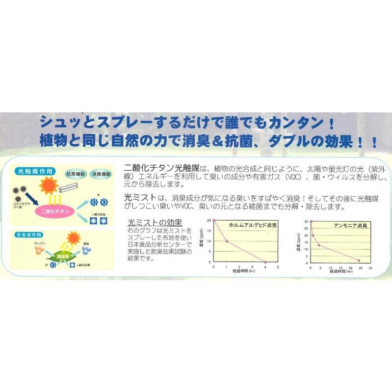 光触媒消臭スプレー 光ミストAS 150ml : てんまやヤフー店 - 通販