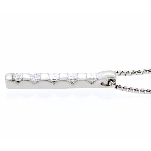 質Shop天満屋】【必見】Pt850 ダイヤネックレス 0.28ct 約5.3g : 質