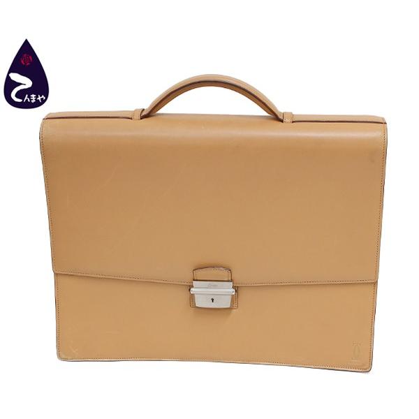 Cartier（カルティエ） 【質Shop天満屋】【必見】 レザー：ベージュ