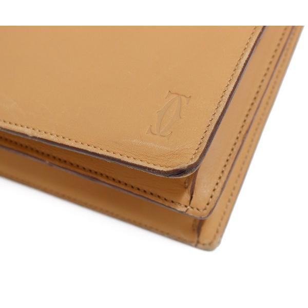 Cartierカルティエ パシャ ブリーフケース レザー ベージュ 鍵付 Cartier（カルティエ） 【質Shop天満屋】【必見】 レザー：ベージュ