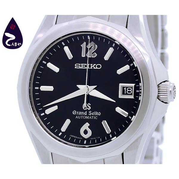 日本最大級 自動巻き メンズ グランドセイコー 質shop天満屋 人気 セイコー 質shop天満屋 人気 Ss Sbgr019 9s55 0050 ブラック文字盤 デイト メンズ腕時計