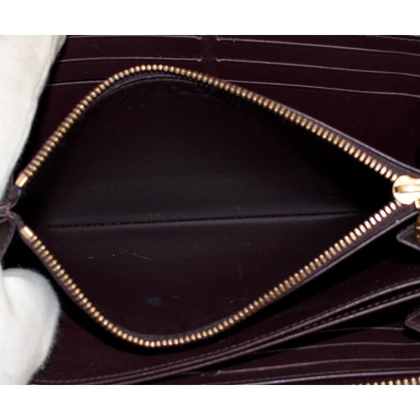 ルイヴィトン ヴェルニ ジッピーウォレット アマラント 長財布 ラウンドジップ LOUIS VUITTON ルイヴィトン ヴェルニ アマラント ジッピー