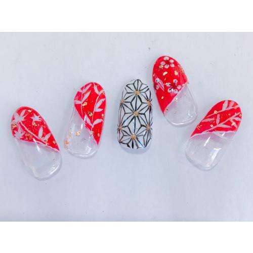 セミオーダーネイルチップ 成人式 卒業式 Sagaretxe Net