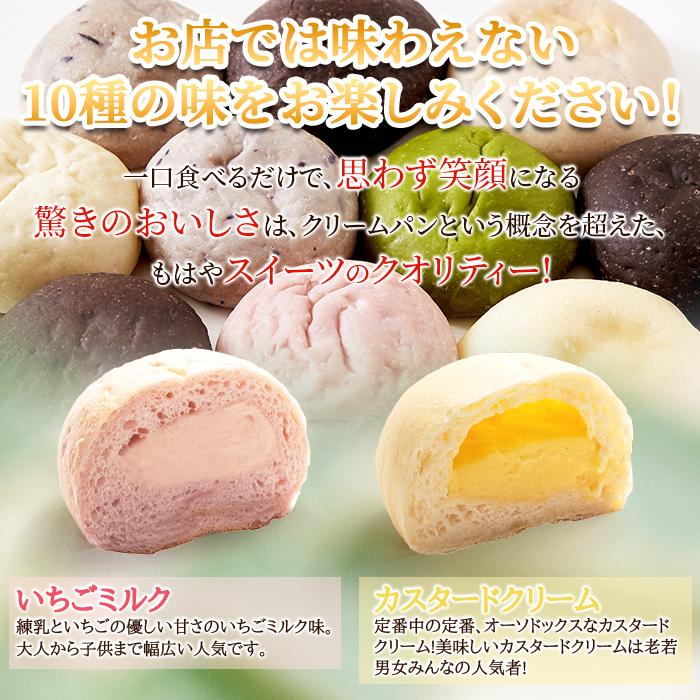 冷やしクリームパンセット 10種 個包装 【冷凍】詰め合わせ 爆買