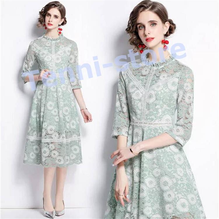 パーティードレス 結婚式 ワンピース 膝丈 チャイナドレス 花柄刺繍 ウェディングドレス ドレス 二次会