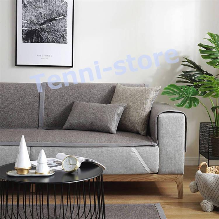 ソファーカバー マルチカバー 綿100% ソファーシーツ 汚れ防止 キズ防止 洗濯可 sofa リビング 滑り止め 犬猫対策 ダイニング フリル付き|tenni-store|10
