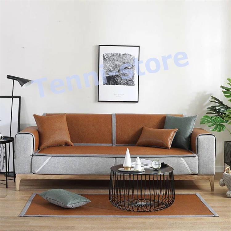 ソファーカバー マルチカバー 綿100% ソファーシーツ 汚れ防止 キズ防止 洗濯可 sofa リビング 滑り止め 犬猫対策 ダイニング フリル付き|tenni-store|18
