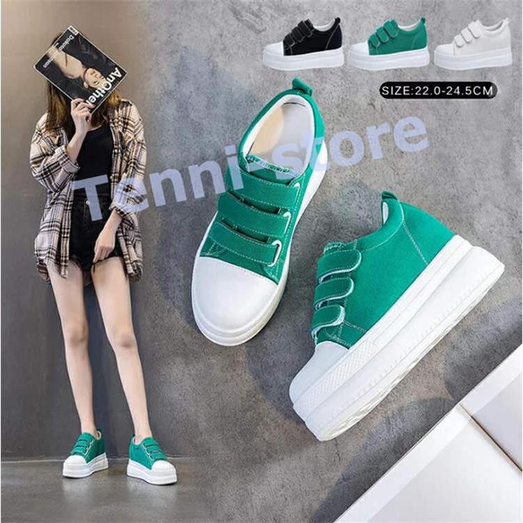 スニーカー レディース 厚底 インヒールスニーカー レディース ヒールスニーカー 厚底 スニーカー レディース キャンパス インヒール Wshoes0375a09 てんいストア 通販 Yahoo ショッピング