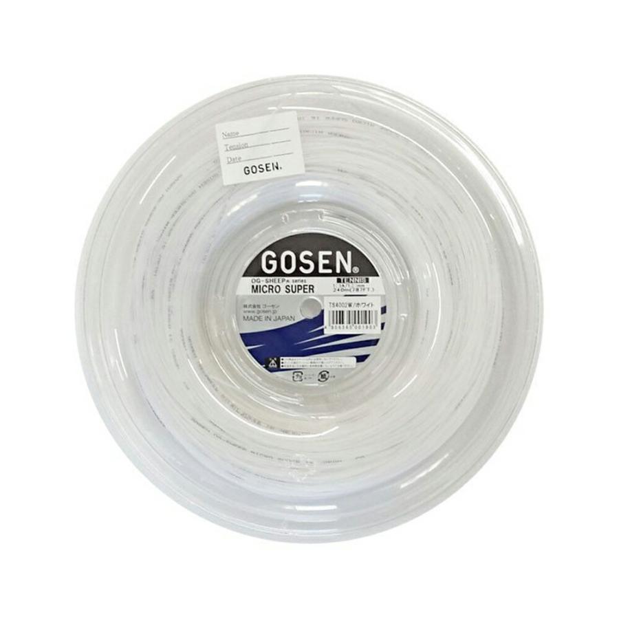 GOSEN（ゴーセン） オージーシープ ミクロスーパー16(1.30mm)ホワイト
