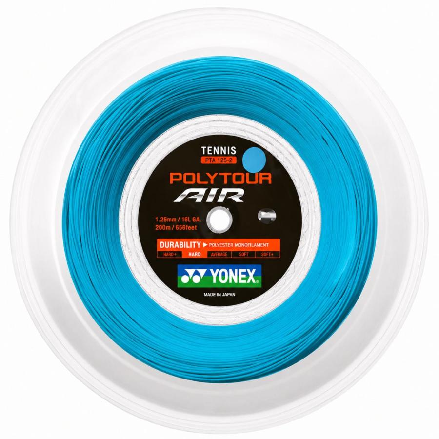 YONEX（ヨネックス） ポリツアーエア（1.25mm） 200mロール 硬式テニス