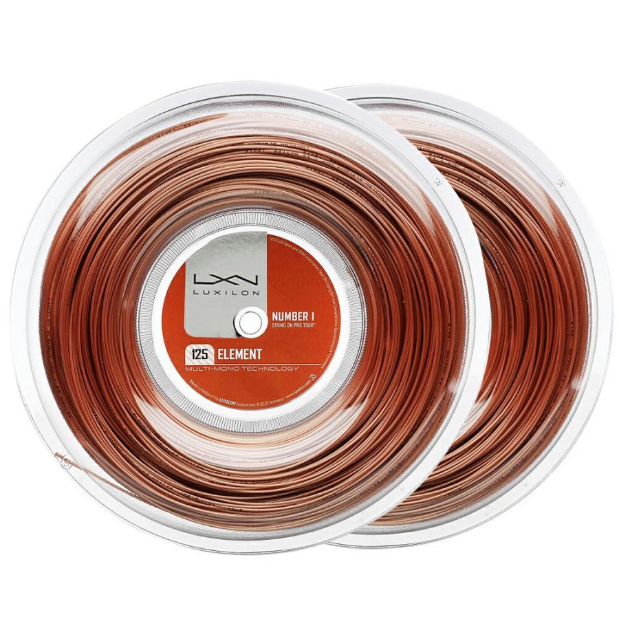 ルキシロン エレメント 1 25mm 1 30mm 0mロール 硬式テニス ポリエステル ガット Luxilon Element 0m String Reel Wrz 059 テニスデポ 通販 Yahoo ショッピング