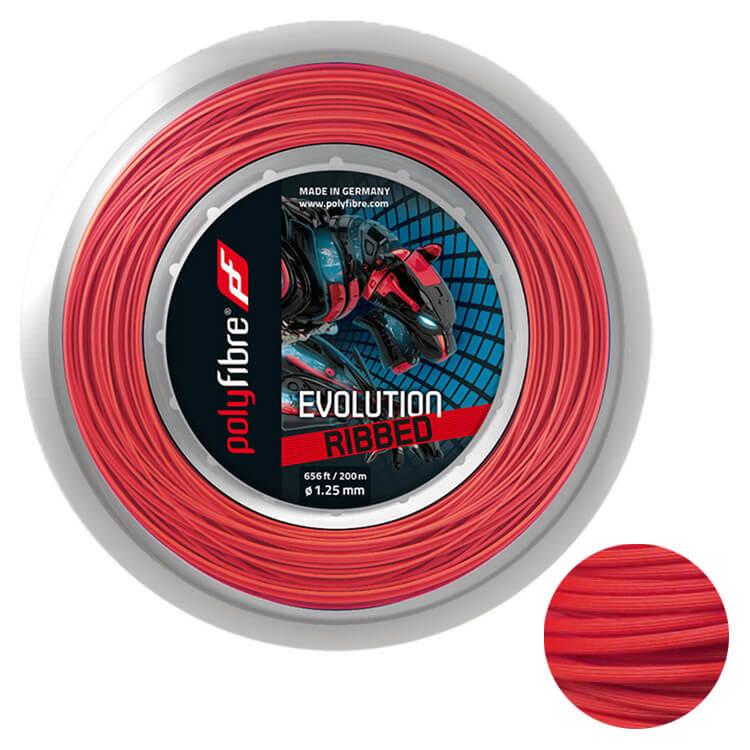 ポリファイバー ストリング Evolution 1.25  9本組 ポリファイバー エボリューション リブド（1.25mm）200mロール 硬式