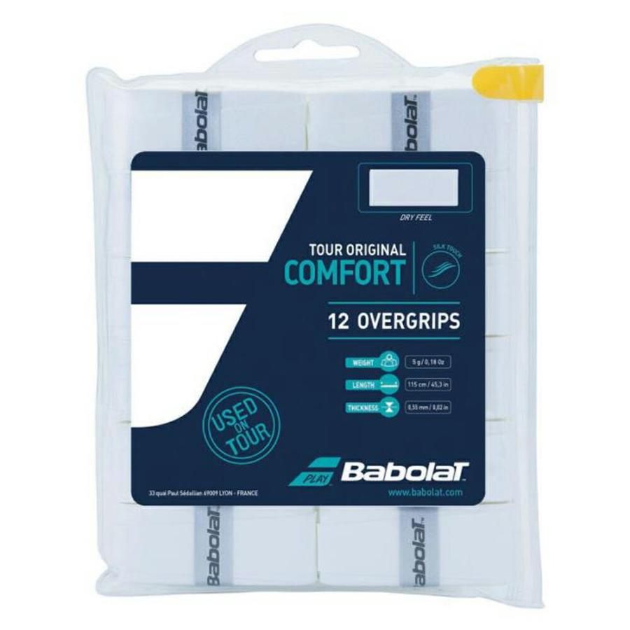 12本入り バボラ ツアー オリジナル Babolat TOUR ORIGINAL 654012 ホワイト 12 テニス 新品入荷 高価値セリー GRIPS グリップテープ