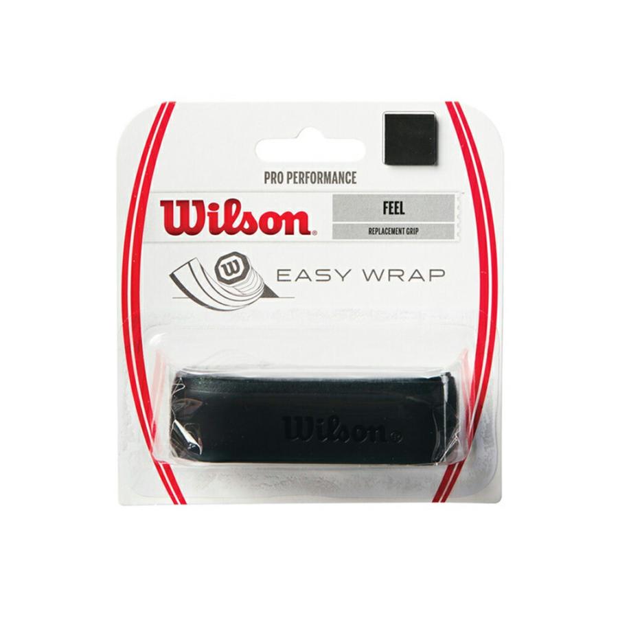 Wilsons メダリオン付 ヘビーウエイトグリップ V10用 Wilson（ウイルソン） プロ パフォーマンスグリップ（黒）( Wilson PRO