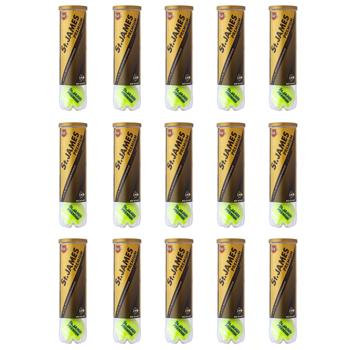 ダンロップ(DUNLOP) 硬式テニスボール セントジェームス プレミアム (St.JAMES PREMIUM) 4球入ボトル (15缶60球×2箱 合計120球)
