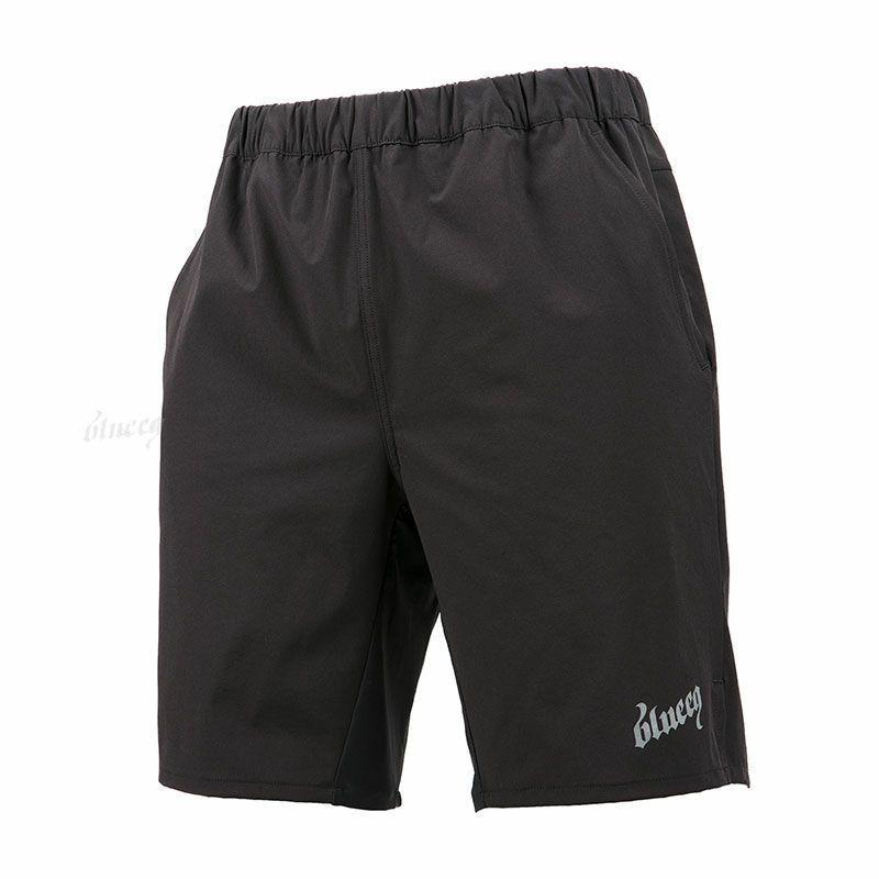 TECH WORKS ブラック ショートパンツ blueeq（ブルイク）TECH SHORT PANTS FOR TEAM（テック ショート