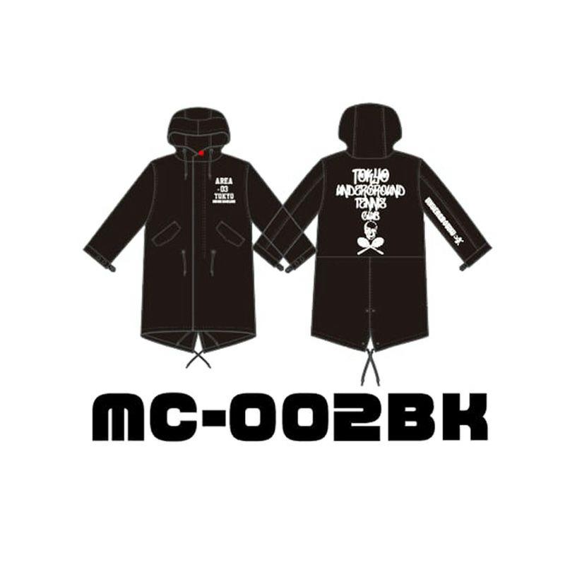 TUTC】 TUTCモッズコート2 ブラック MC-002BK : テニスショップ