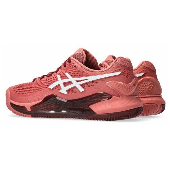 asics アシックス テニスシューズ オールコート レディース ゲルレゾリューション9  / GEL RESOLUTION 9 (1042A208-600) ライトガーネット×ホワイト ready｜tennis-paradise｜03