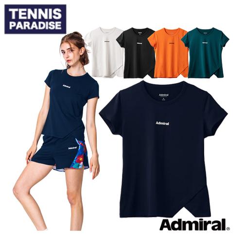 Admiral アドミラル テニスウェア サイドスリット ショートスリーブTシャツ／レディース (ATLA338) : atla338 :  テニスパラダイス Yahoo!店 - 通販 - Yahoo!ショッピング