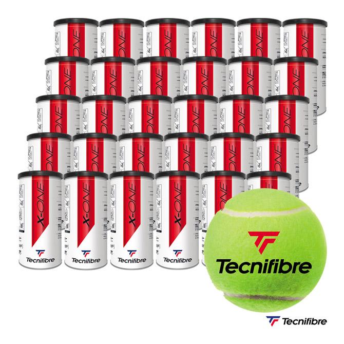 テクニファイバー Tecnifibre テニスボール XONE（エックスワン） 2球入 1箱（30缶/60球） TBA2XE1 tfb