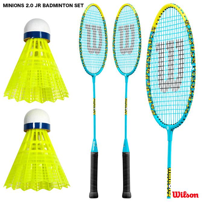 ウイルソン Wilson バドミントンラケット ミニオンズ MINIONS 2.0 JR BADMINTON SET WR105710｜tennis-station｜03