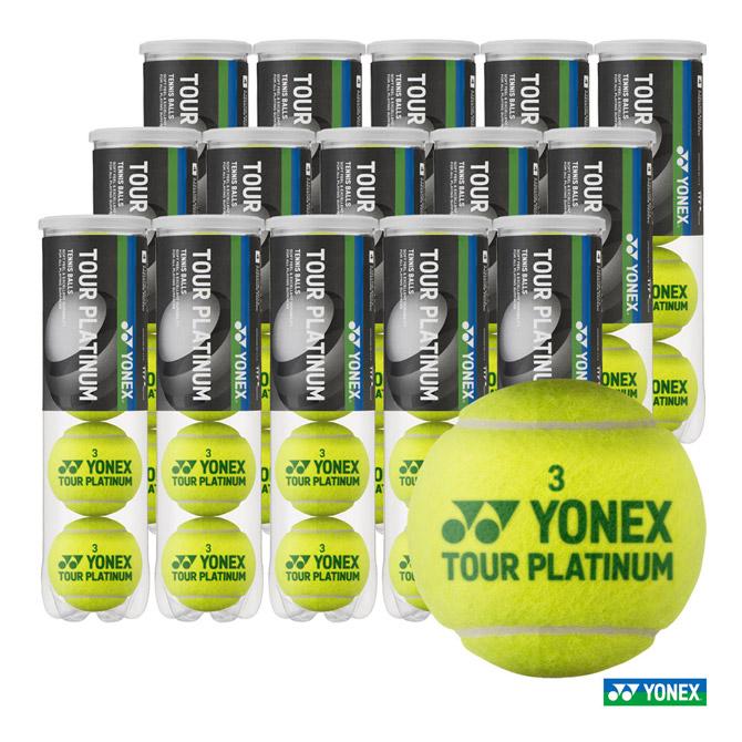 ヨネックス YONEX テニスボール TOUR PLATINUM（ツアープラチナム） 4球入 1箱（15缶/60球） TB-TPL4