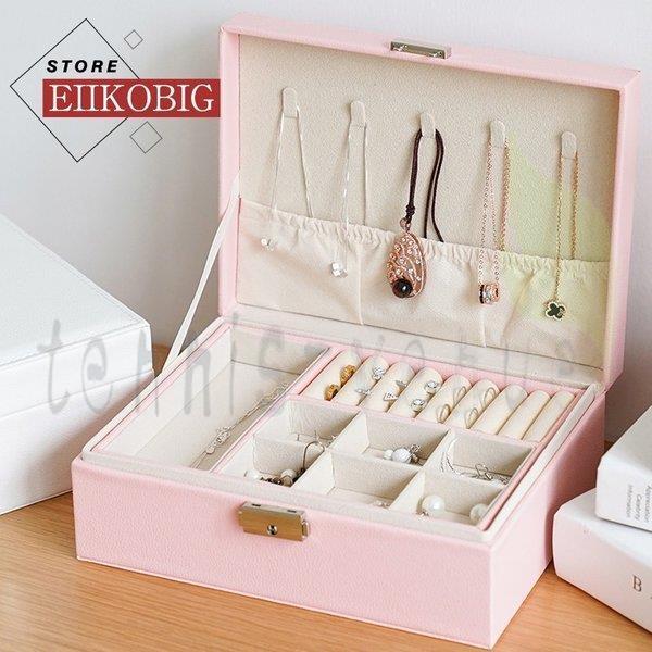 ジュエリーボックス アクセサリーケース アクセサリー収納 コンパクト ピアス ネックレス 指輪 保管 携帯 小物入れ 可愛い 旅行 大容量 宝石箱