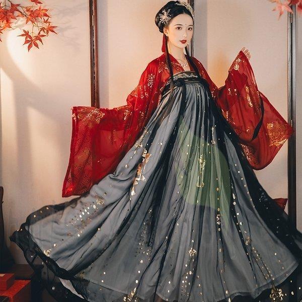 唐装漢服 漢服仙女 ワンピース ロングドレス 中国古代衣装 撮影 中国古風 中華服 可愛い チャイナ服 おしゃれ ステージ 漢服 チャイナドレス 女性