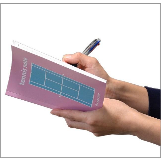 テニスノート tennis note（1冊） ピンク [M便 1/6] 卒業 記念
