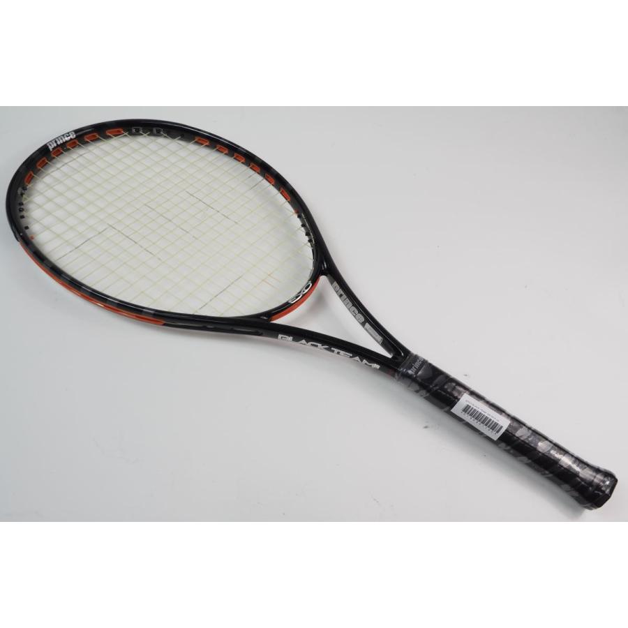 Prince - 中古 テニスラケット プリンス イーエックスオースリー ブラック チーム 100 2010年モデル【DEMO】 (G2)PRINCE EXO3 BLACK TEAM 100 2010 Prince（プリンス） 中古 イーエックスオースリー ブラック チーム 100