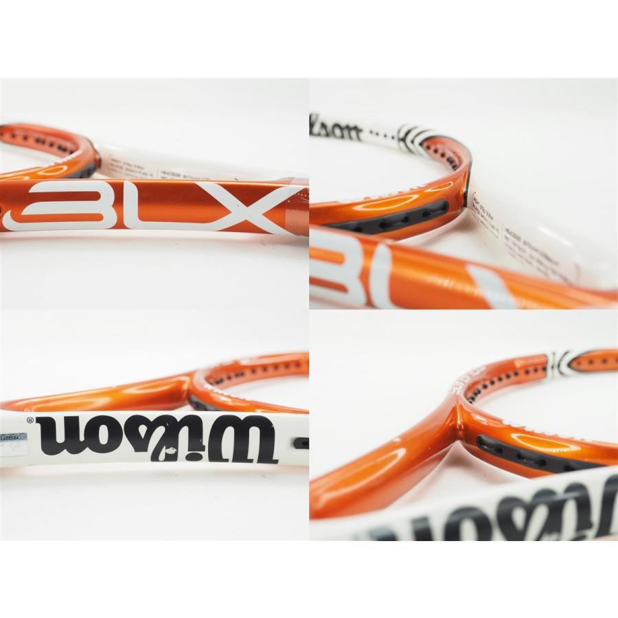 wilson - 中古 テニスラケット ウィルソン ツアー BLX 105 オレンジ×ホワイト 2011年モデル (G2)WILSON TOUR BLX 105 (ORANGE×WHITE) 2011 Wilson（ウイルソン） 中古 テニスラケット ウィルソン ツアー BLX 105