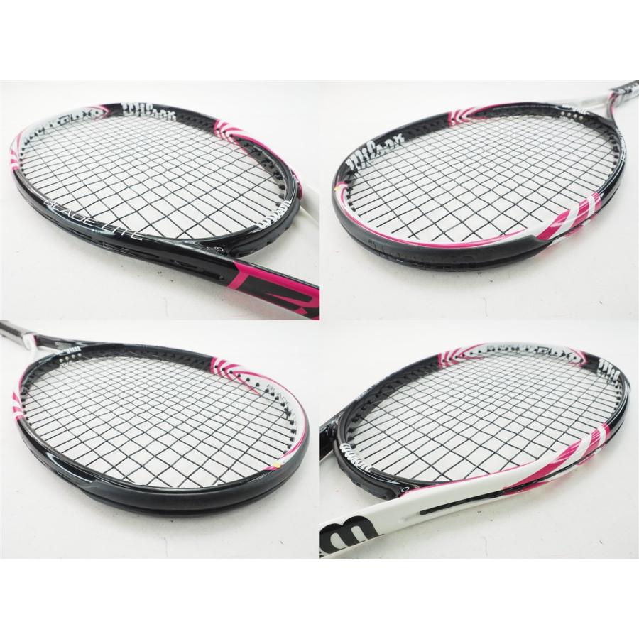 中古 テニスラケット ウィルソン ブレイド ライト BLX 100 2011年モデル (L1)WILSON BLADE LITE BLX 100 2011｜tennis｜02