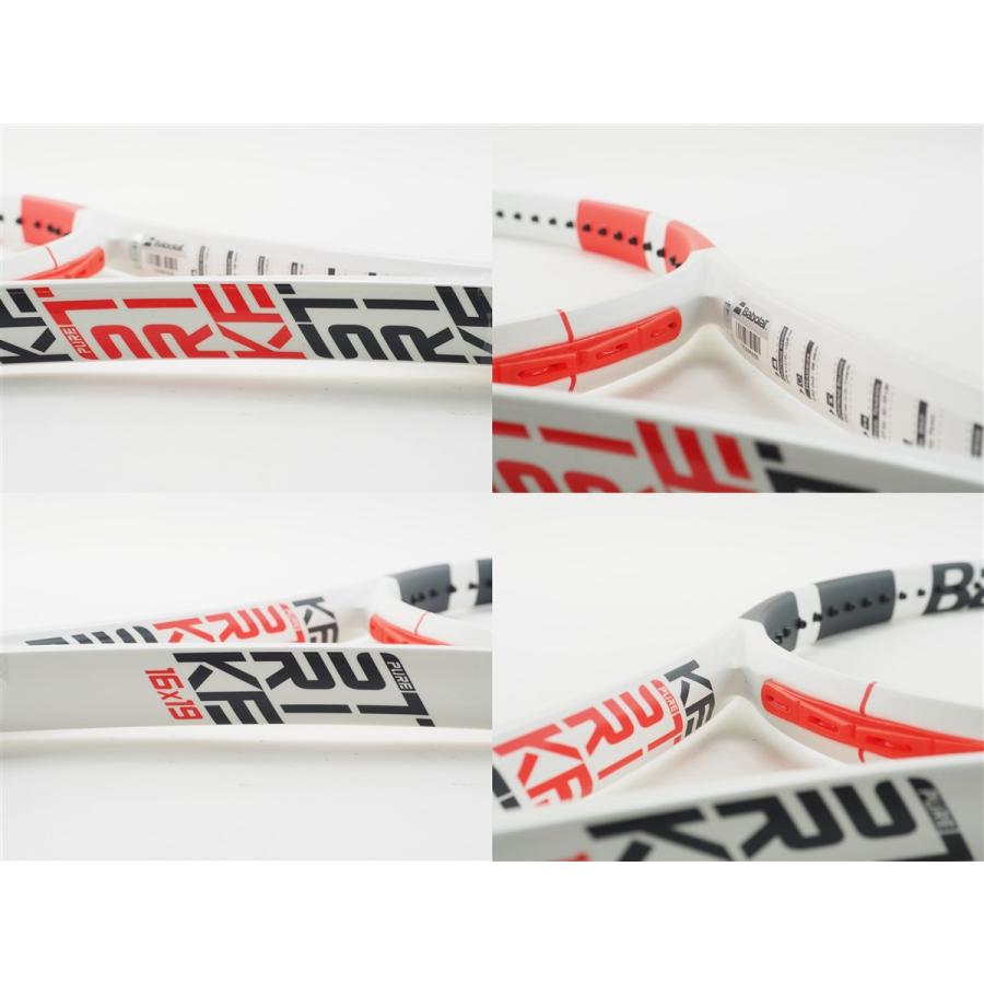 中古 テニスラケット バボラ ピュア ストライク 16×19 2019年モデル (G2)BABOLAT PURE STRIKE 16×19 2019｜tennis｜04