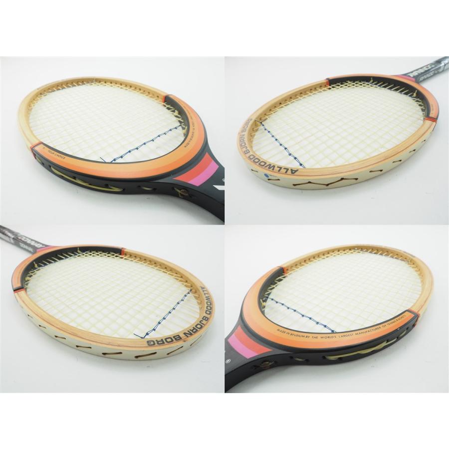 中古 テニスラケット ドネー オールウッド ビヨンボルグ (M4)DONNAY ALLWOOD BJORN BORG シングルグリップ_1