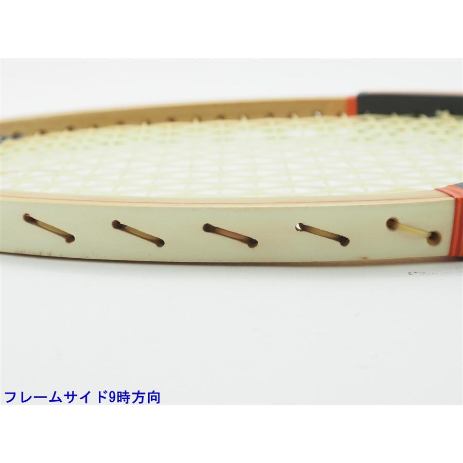 中古 テニスラケット ドネー オールウッド ビヨンボルグ (M4)DONNAY ALLWOOD BJORN BORG シングルグリップ_4