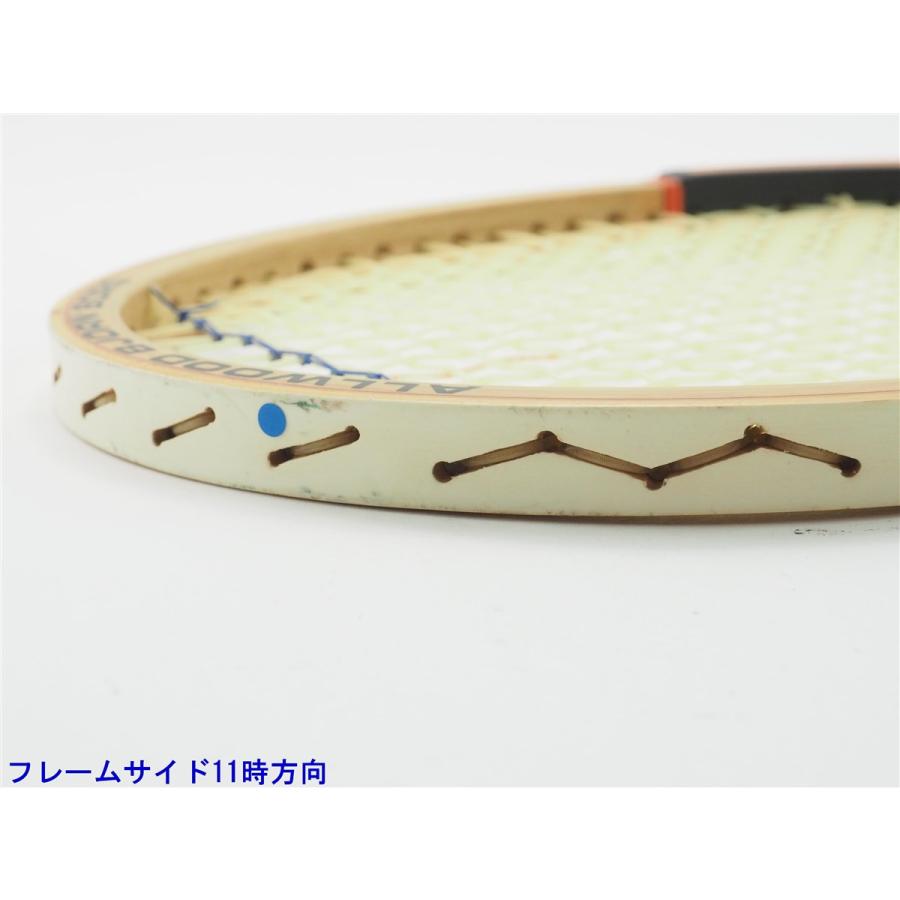 中古 テニスラケット ドネー オールウッド ビヨンボルグ (M4)DONNAY ALLWOOD BJORN BORG シングルグリップ_5