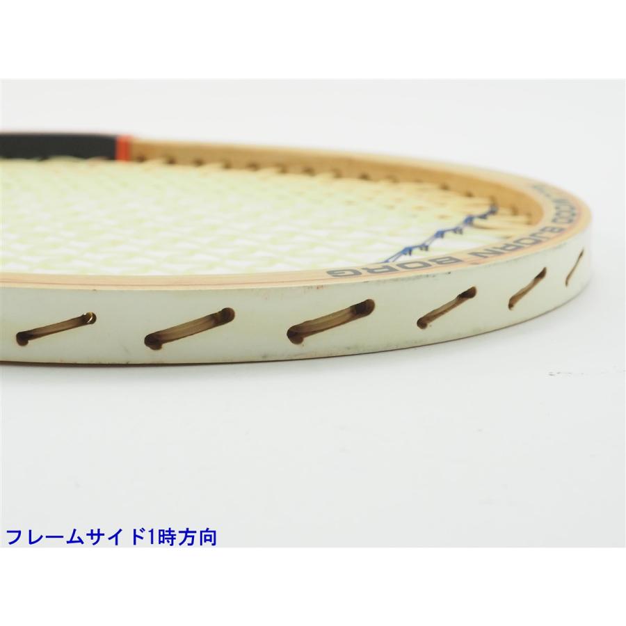中古 テニスラケット ドネー オールウッド ビヨンボルグ (M4)DONNAY ALLWOOD BJORN BORG シングルグリップ_6