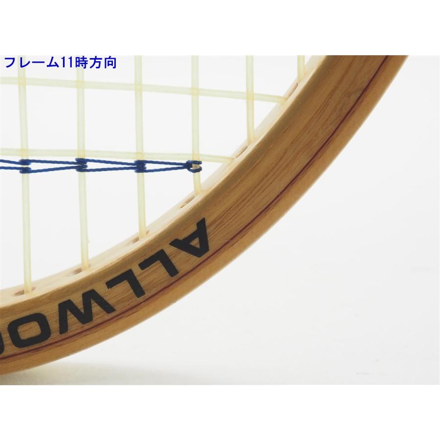 中古 テニスラケット ドネー オールウッド ビヨンボルグ (M4)DONNAY ALLWOOD BJORN BORG シングルグリップ_8