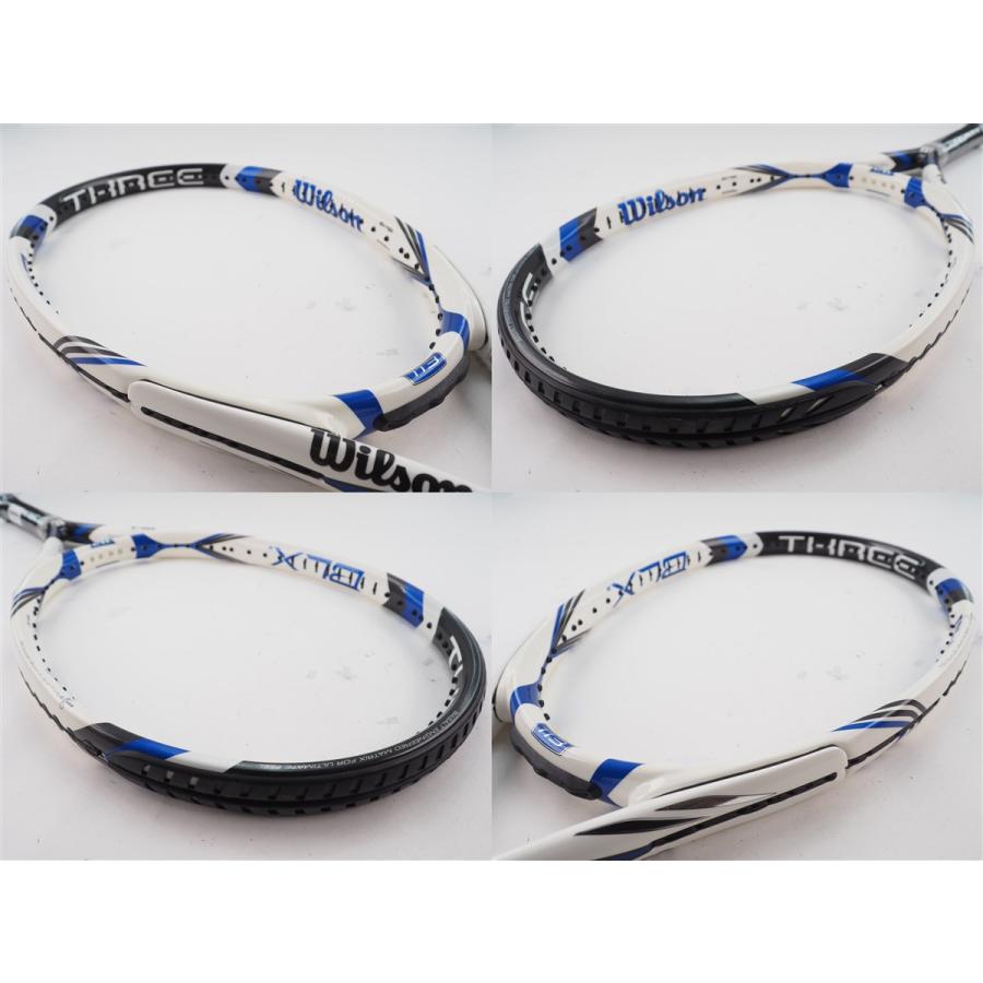 wilson - 中古 テニスラケット ウィルソン スリー 113 2015年モデル (G2)WILSON THREE 113 2015 Wilson 中古 テニスラケット ウィルソン スリー 113 2015年