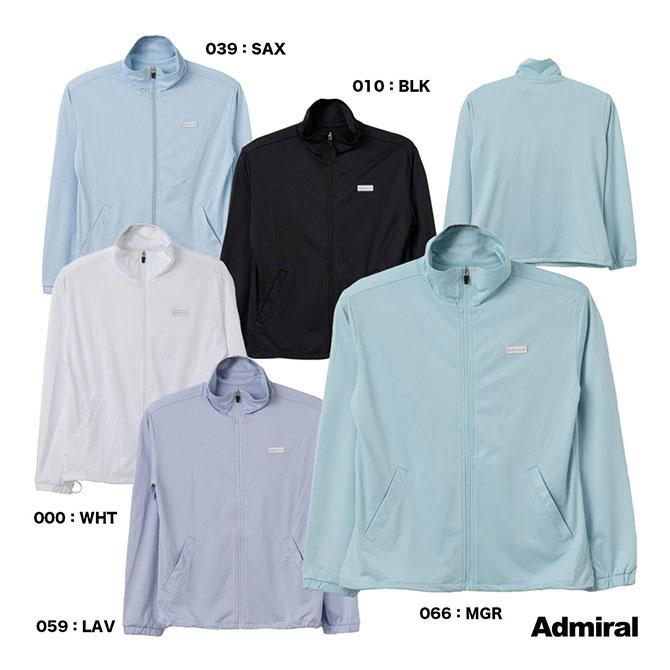 Admiral ♡【新品】ヘムドローイグカットソージャケットM Admiral Golf（アドミラルゴルフ） アドミラル Admiral テニスウェア