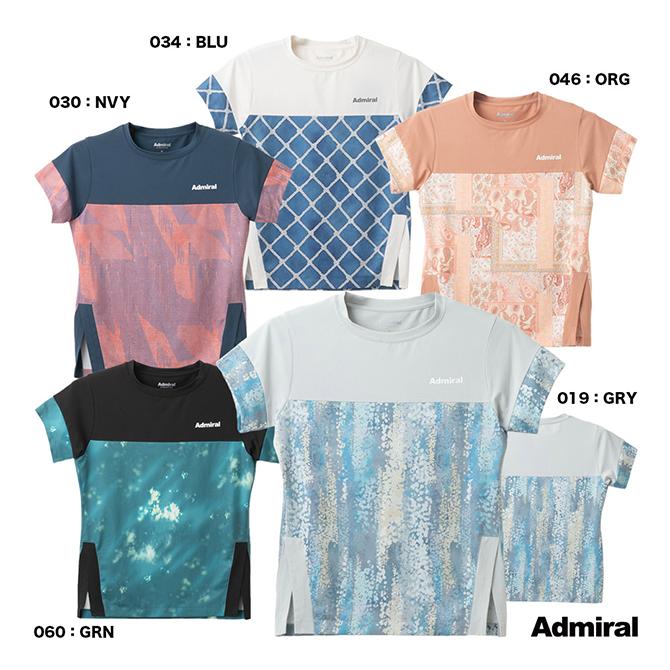 Admiral テニスウェア Mサイズ ネイビー/花柄/チェック Admiral テニス