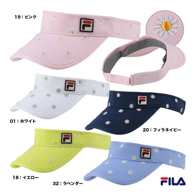 フィラ FILA レディス デイジーバイザー VL9262 :fil-acv23wo-vl9262:テニスジャパン!店 通販 フィラ FILA レディース サンバイザー イエロー VL9262 18