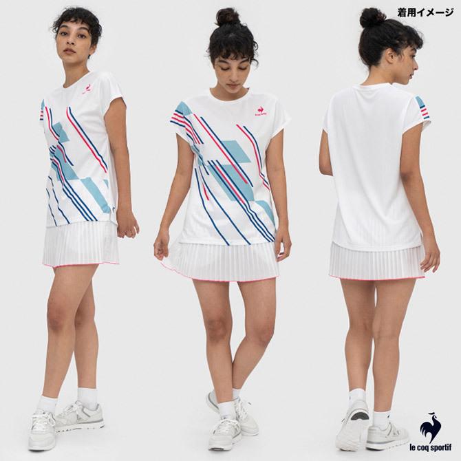ルコックスポルティフ LCS テニスウェア レディス NEO HERITAGE PLEATS GAME SKORT QTWTJE00|tennisjapan|03