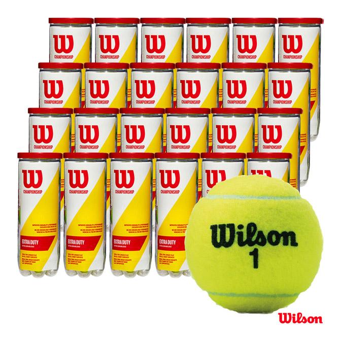 ウイルソン Wilson テニスボール Championship Extra Duty チャンピオンシップ エクストラデューティー 3球入 1箱 24缶 72球 Wil Baxp Wrt テニスジャパンyahoo 店 通販 Yahoo ショッピング