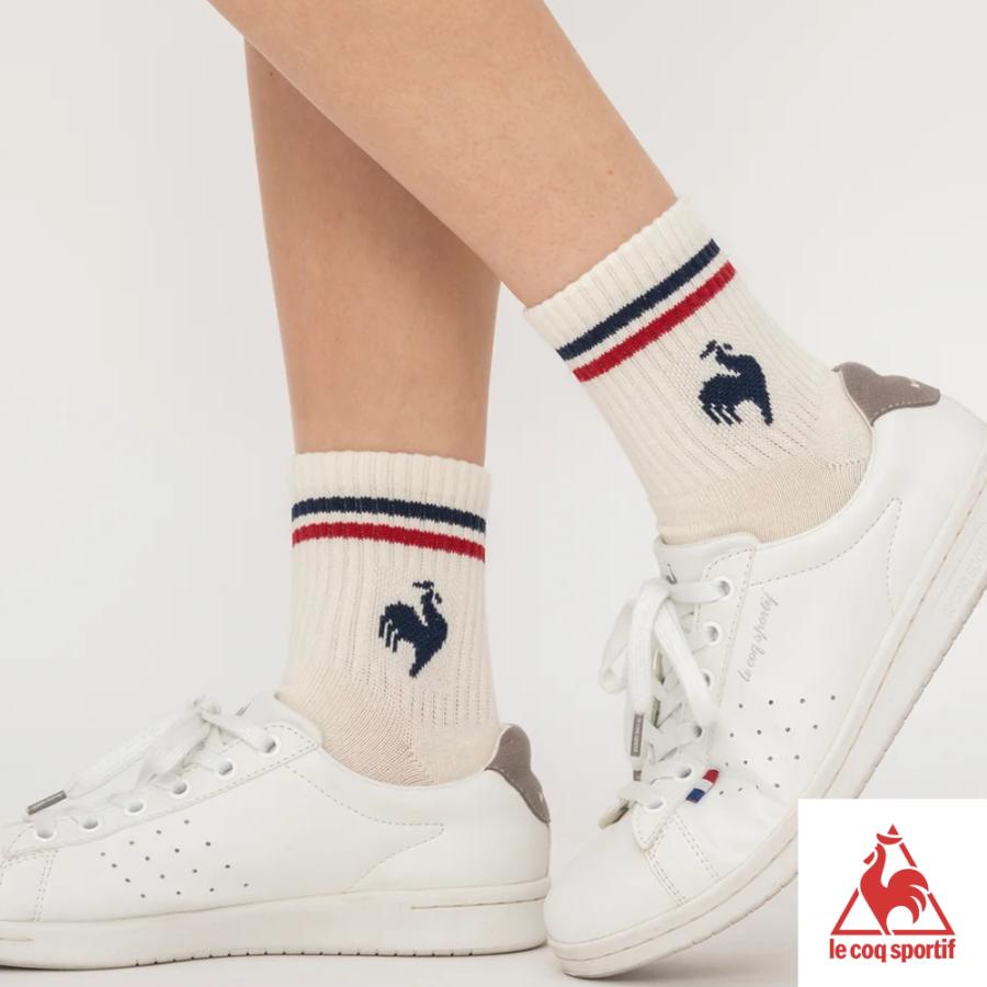 le coq sportif（ルコックスポルティフ） ルコック(le coq sportif)3Pソックス(ショート丈) WHPK 22-24 ...
