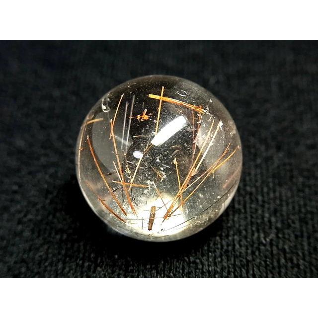 天然水晶球 極上珍品守護石☆金針水晶❣️太陽発射ルチルクォーツ☆金