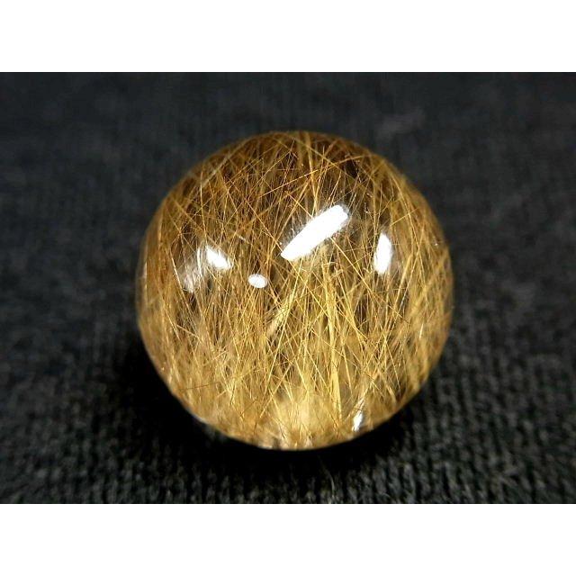 パワーストーン 天然石 最高級 高透明 ゴールドルチル ルチルクォーツ 水晶球 19mm CrystalBall21 【Felistone】｜tennkaku｜03