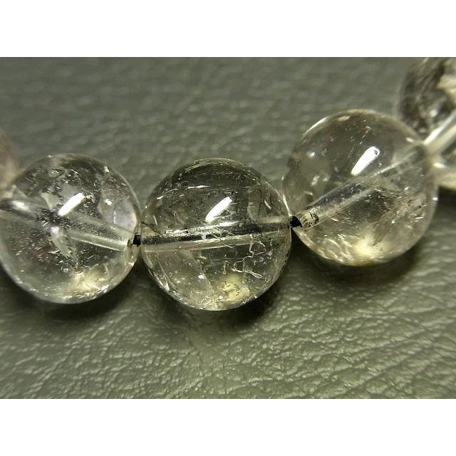 パワーストーン 天然石 大粒 ヒマラヤ エレスチャル水晶 ブレスレット 14〜15mm レインボー入り ElestialB65 【Felistone】_2